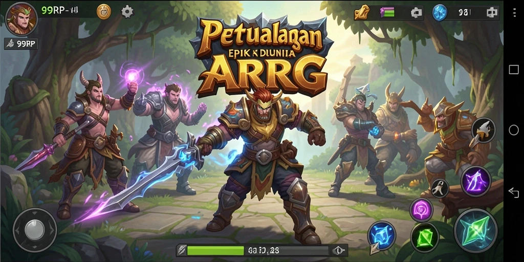 Tampilan menakjubkan dari pertempuran epik dalam 99RP.