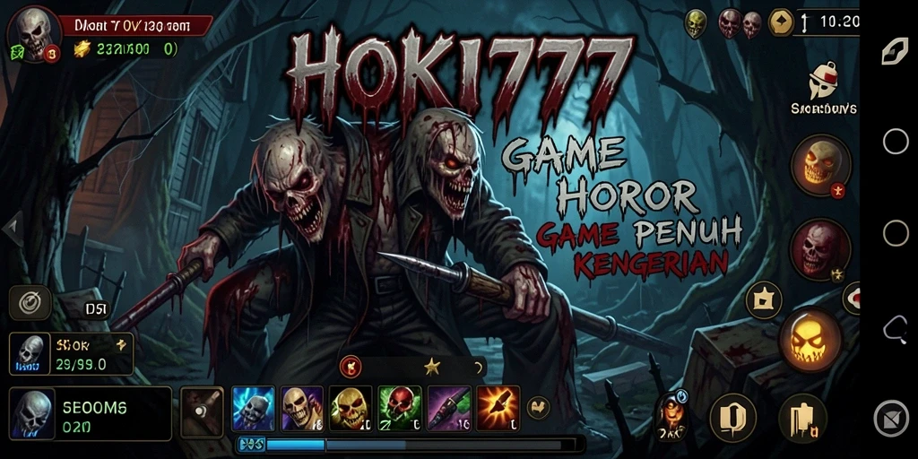 Tampilan menakutkan dari gameplay HOKI777 yang memikat.