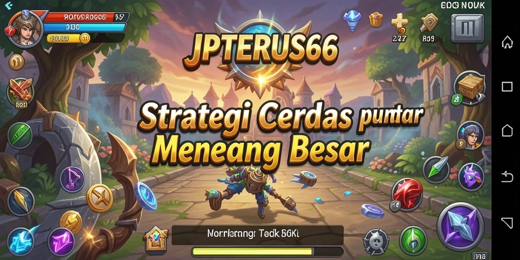 Tampilan gameplay menarik dari JPTERUS66 yang penuh strategi.