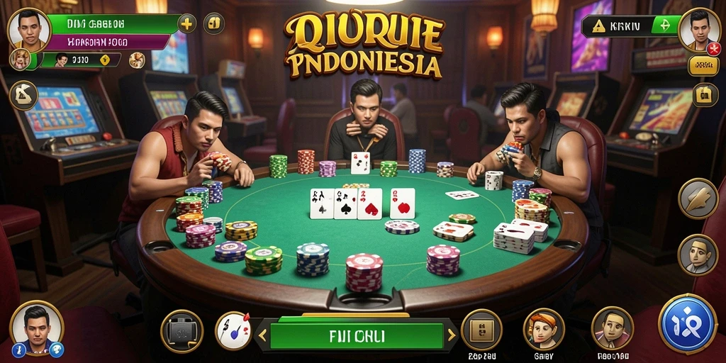 Tampilan gameplay <strong>KKRP</strong> yang penuh aksi dan strategi QiuQiu.