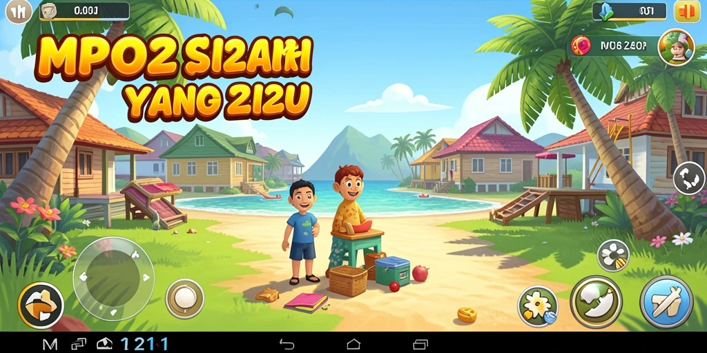 Tampilan gameplay MPO2121 yang ceria dan menarik untuk dimainkan.