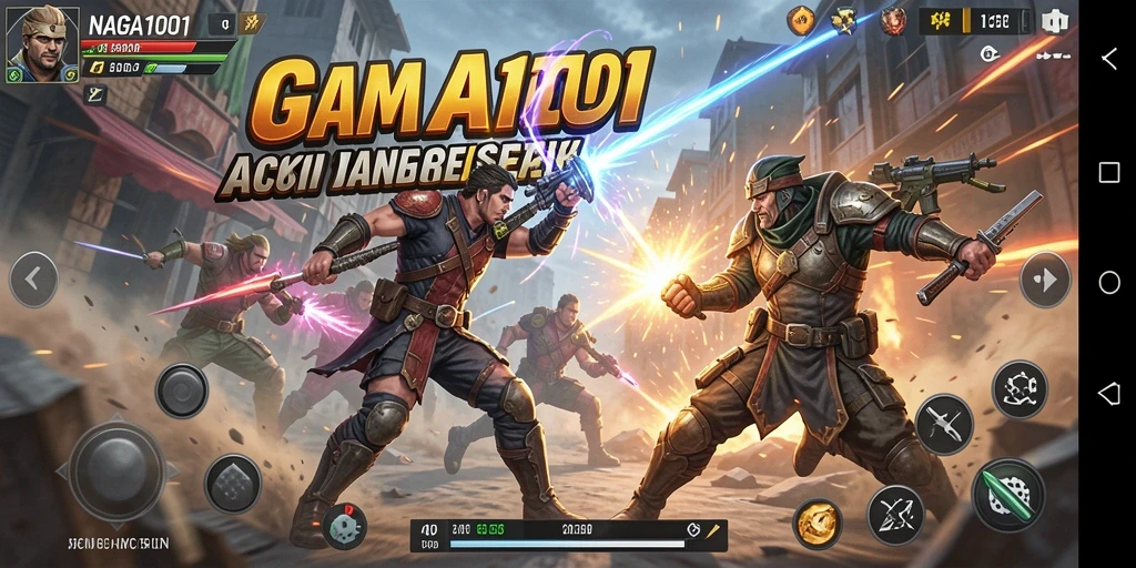 Screenshot gameplay NAGA1001 dengan aksi seru dan karakter beragam.