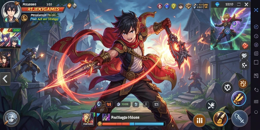 Tangkapan layar dari gameplay REJEKIGAMES menampilkan aksi seru.