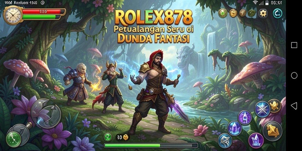 Screenshot gameplay ROLEX878 menampilkan karakter dalam petualangan epik.