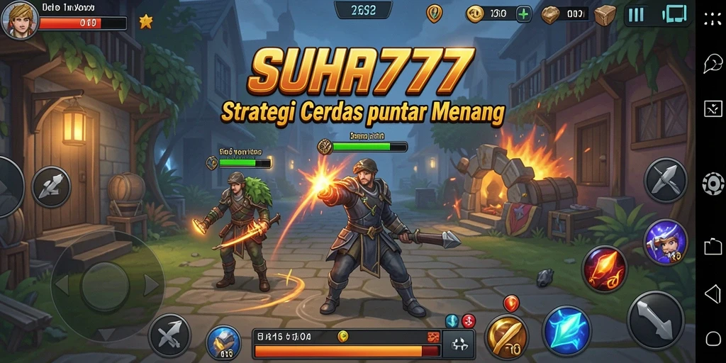 Tampilan gameplay strategis yang mendebarkan di SUHU777.